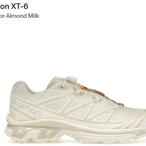 SALOMON XT-6 vanilla ice almond milk salomon - Picture 2 of 3